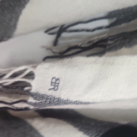 Banana Republic Striped Poncho with Fringe - Picture 3 of 4